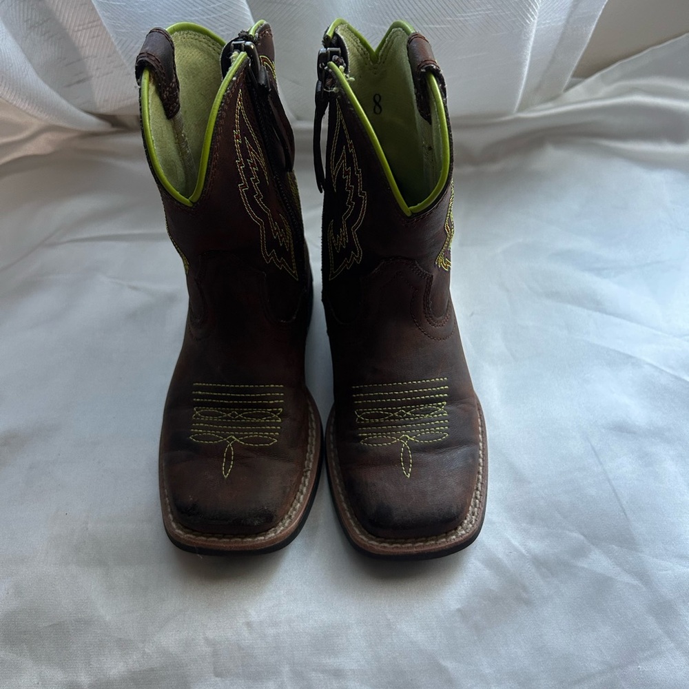 Ariat kids  Brown Cowboy Boots